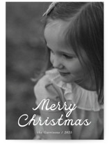 Script Note Christmas Photo Cards
