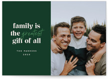 Family is a gift Christmas Photo Cards