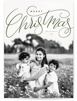 Christmas Hand Lettering Christmas Photo Cards
