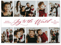 Joy to the World Gallery Christmas Photo Cards
