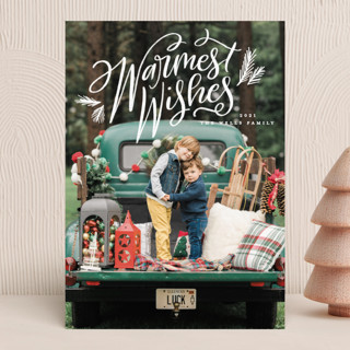 Soft and Merry Branches Christmas Photo Cards