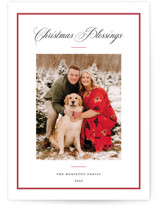 Elegant frame Christmas Photo Cards