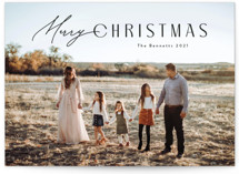 Curvy Christmas Photo Cards