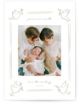 whimsy doves Christmas Photo Cards