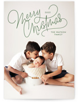 Up Top Christmas Photo Cards