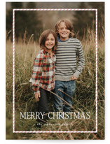 CandyCane Frame Christmas Photo Cards