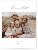 Peace Simply Christmas Photo Cards