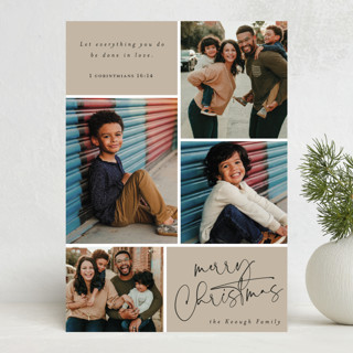 Holiday Bible Verse Christmas Photo Cards