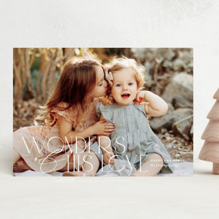 Love and Wonder Christmas Photo Cards