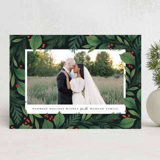 encircled Christmas Photo Cards