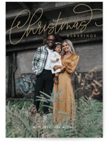 Christmas script Christmas Photo Cards
