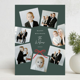 Photo + Wreath Christmas Photo Cards