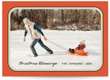 vintage vibe Christmas Photo Cards