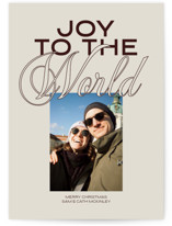 Outline Moment Christmas Photo Cards