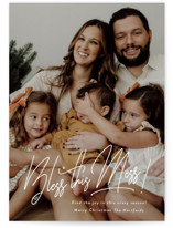 Bless this Mess Christmas Photo Cards