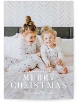 Center Christmas Photo Cards