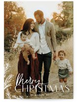 Simply accented Christmas Photo Cards