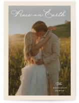 Peaceful Light Christmas Photo Cards