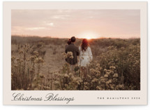 Pano Script Christmas Photo Cards