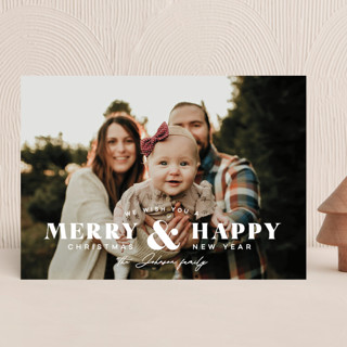 Merry & Happy Christmas Photo Cards