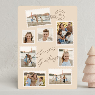 Lots Of Stamps Christmas Photo Cards