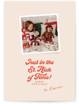 St Nick of Time Christmas Photo Cards