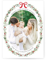 Delicate Botanicals Christmas Photo Cards