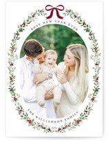 Delicate Botanicals Christmas Photo Cards