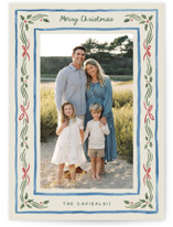 Holiday Gingham Christmas Photo Cards