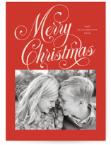 Peppermint Twist Christmas Photo Cards