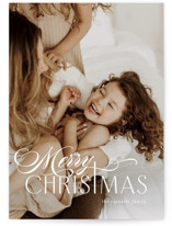 Swash Cross Christmas Photo Cards