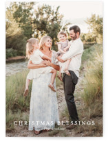 Simple Blessings Christmas Photo Cards