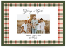 Glory & Plaid Christmas Photo Cards
