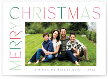 Candy Frame Christmas Photo Cards