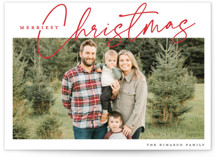 Merry Minimalist Christmas Photo Cards