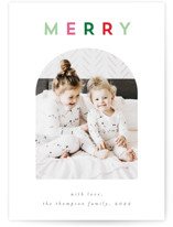 Merry Window Christmas Photo Cards