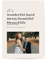 Blessed Life Christmas Photo Cards