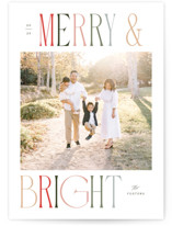 Merry and Bright Christmas Photo Cards