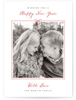 Love Bow Christmas Photo Cards