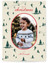 Ski Time Christmas Photo Cards