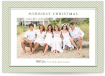 Sorbet Stripes Christmas Photo Cards