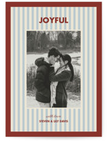Classic Stripes Christmas Photo Cards