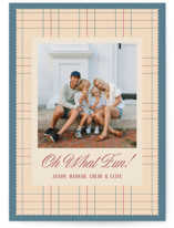 Thin Lines Christmas Photo Cards