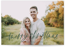 Winter Breeze Christmas Photo Cards