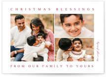 family blessing Christmas Photo Cards