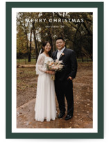 Bold Frame Christmas Photo Cards
