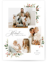 Triple Christmas Photo Cards