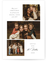 Three Simplicity Christmas Photo Cards