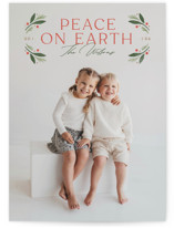 Festive Peace Christmas Photo Cards
