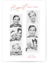 joyful photo strips Christmas Photo Cards